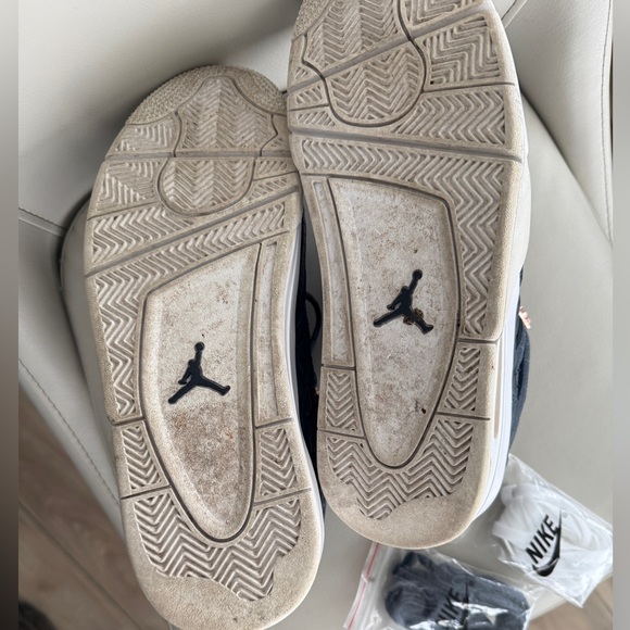 Air Jordan 4 Navy Quilted Rose Gold – Men’s Size 11 - Picture 7 of 7